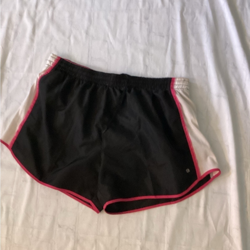 Layer 8 Women's Black and Pink Athletic Short